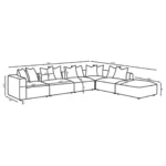 Jennifer Sectional L Shaped Sofa By Coaster Furniture - Image 11