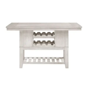 White Counter Height Dining Table