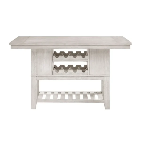 White Counter Height Dining Table