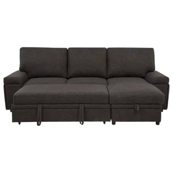 Demko Sectional Sleeper Sofa with Storage By Coaster Furniture - Image 7
