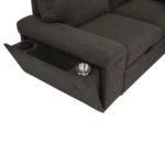Demko Sectional Sleeper Sofa with Storage By Coaster Furniture - Image 15