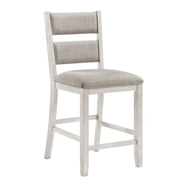 Savile 7 piece White Counter Height Table Set By Homelegance - Image 8