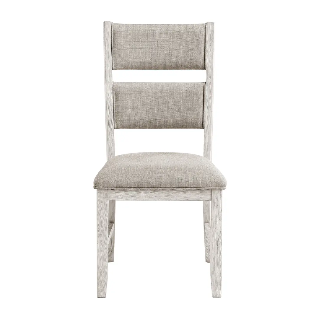 Savile White Transitional Side Chair Set Of 2 By Homelegance | U-Trade Furniture Transitional Side Chair