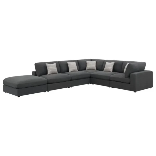 Serene 6-Piece Sectional Sofa L Shape By Coaster Furniture - Image 4