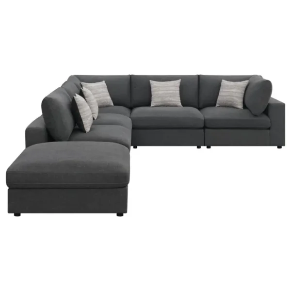 Serene 6-Piece Sectional Sofa L Shape By Coaster Furniture - Image 5