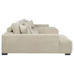 Cannella Double Chaise Sectional Sofa Beige By Coaster Furniture - Image 3