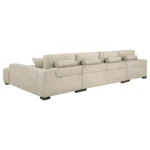 Cannella Double Chaise Sectional Sofa Beige By Coaster Furniture - Image 4