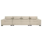 Cannella Double Chaise Sectional Sofa Beige By Coaster Furniture - Image 5