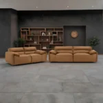 Buxton 2 Piece Leather Sofa Set By Coaster Furniture