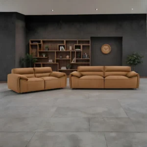 Buxton 2 Piece Leather Sofa Set By Coaster Furniture