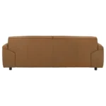 Buxton Orange Leather Sofa By Coaster Furniture - Image 5