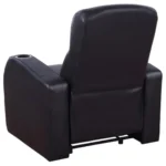 Cyrus Black Recliner Chair By Coaster Furniture - Image 4