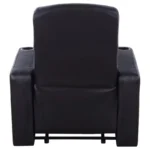 Cyrus Black Recliner Chair By Coaster Furniture - Image 7