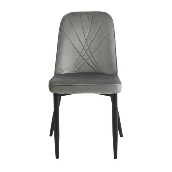 Gray Modern Dining Chair Set