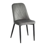 Kira Gray Upholstered Modern Dining Room Chair​ Set Of 4 By Homelegance - Image 3