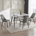 Contemporary Dining Table Set for 4