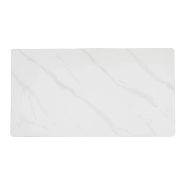 Kira White Stone Top Dining Table By Homelegance - Image 3
