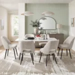 Matea Contemporary Modern Dining Table For 6 By Homelegance - Image 6