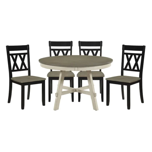 Ogden Transitional Wood Dining Table Set For 4 By Homelegance - Image 12