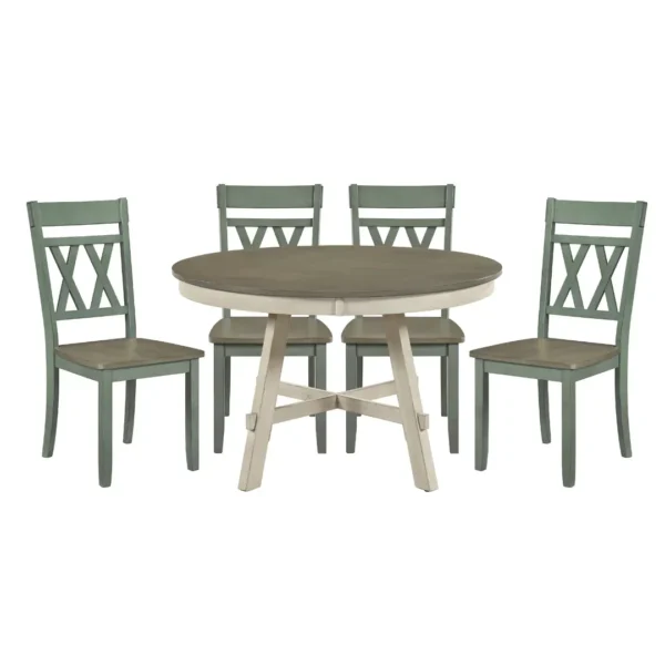 Ogden Transitional Wood Dining Table Set For 4 By Homelegance - Image 13
