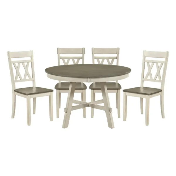 Ogden Transitional Wood Dining Table Set For 4 By Homelegance - Image 14