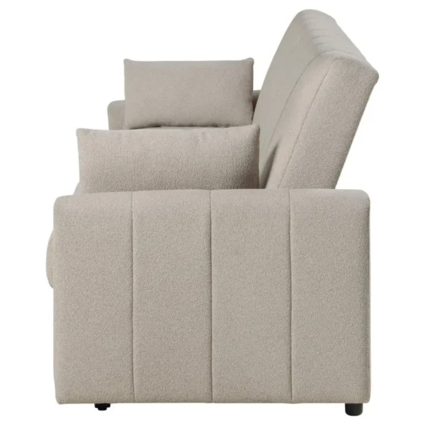 Portland Boucle Upholstered Sleeper Sofa Bed By Coaster Furniture - Image 6
