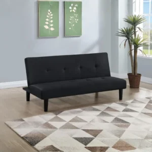 Stanford Black Velvet Sleeper Sofa By Coaster Furniture