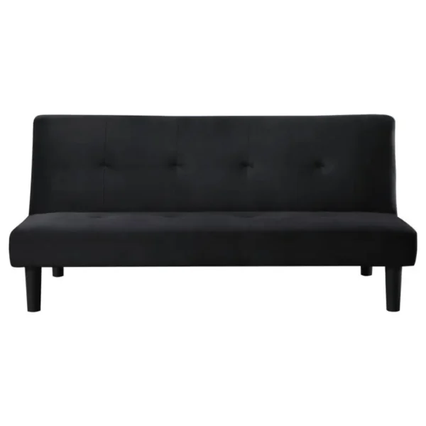 Stanford Black Velvet Sleeper Sofa By Coaster Furniture - Image 3