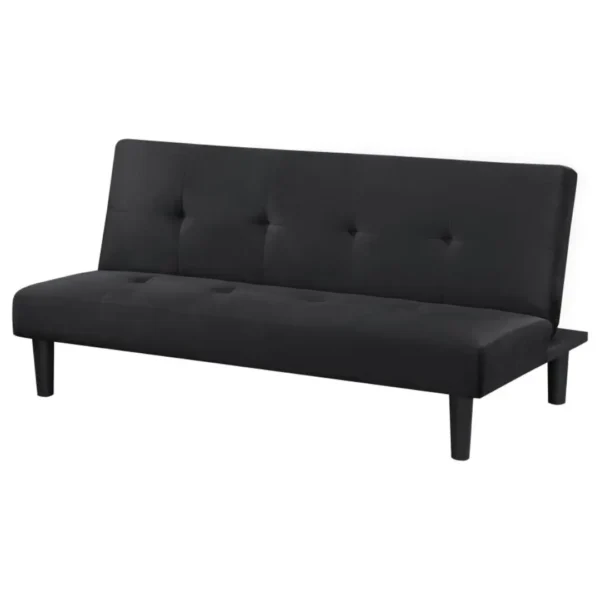 Stanford Black Velvet Sleeper Sofa By Coaster Furniture - Image 4