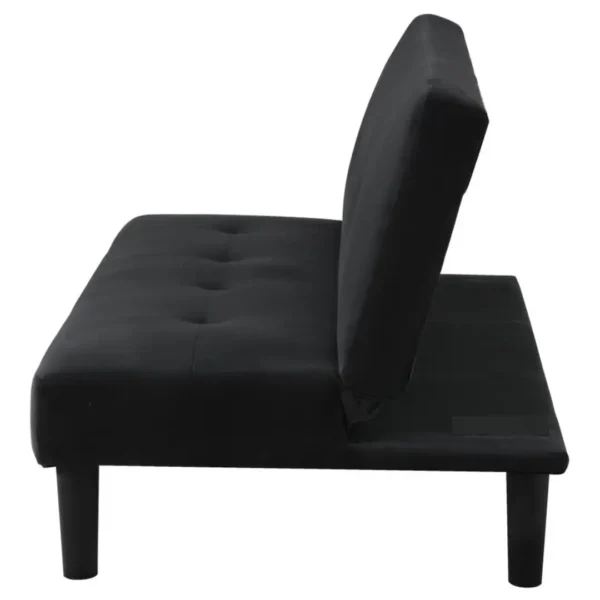 Stanford Black Velvet Sleeper Sofa By Coaster Furniture - Image 5