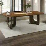 Kyree Solid Walnut Dining Table by ACME