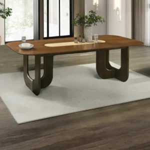 Kyree Solid Walnut Dining Table by ACME