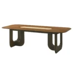 Kyree Solid Walnut Dining Table by ACME - Image 2