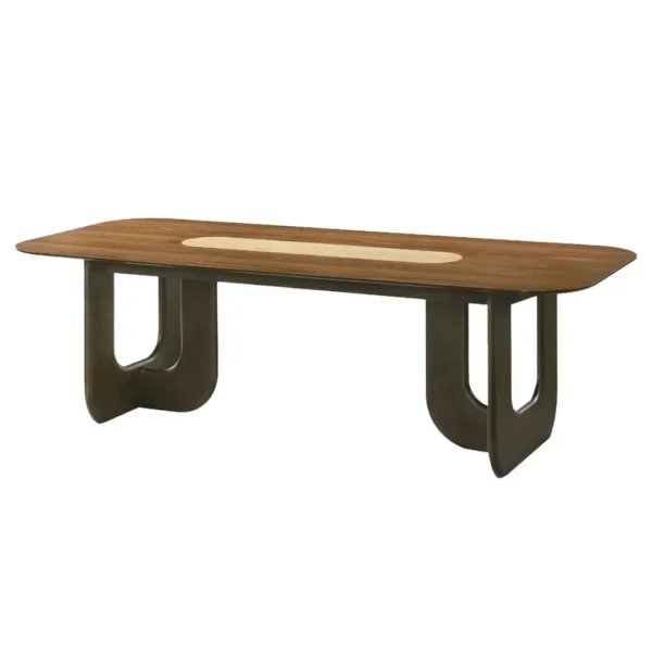 Kyree Solid Walnut Dining Table by ACME - Image 2