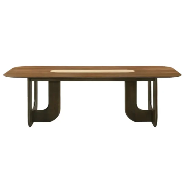 Kyree Solid Walnut Dining Table by ACME - Image 3