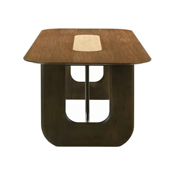 Kyree Solid Walnut Dining Table by ACME - Image 4