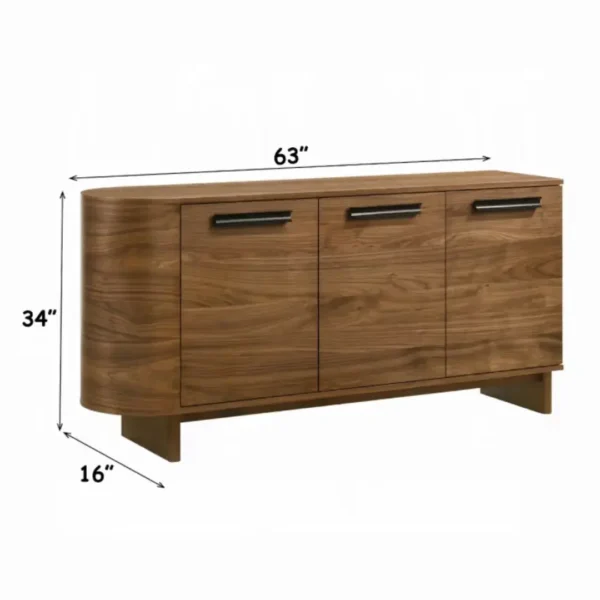 Kyree Walnut Wood Server by ACME - Image 4