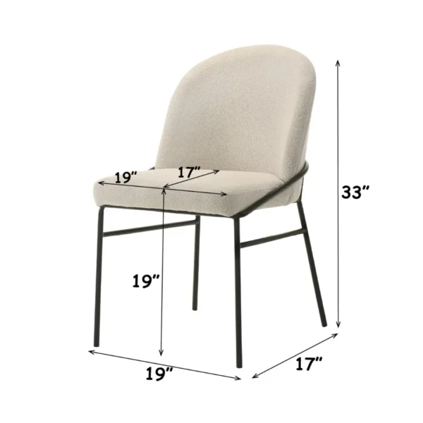 Lark Rectangle Dining Table Set for 6 by ACME - Image 9