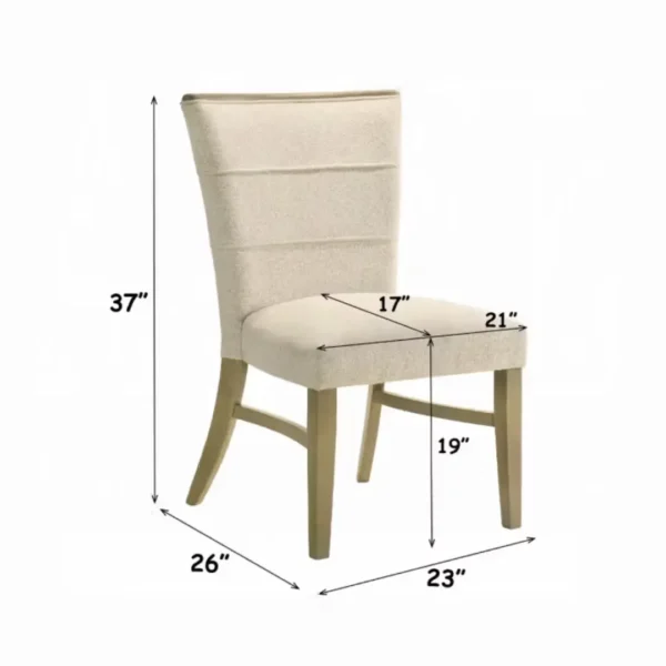Olinda 7 PC Double Pedestal Dining Table Set by ACME - Image 9