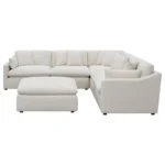 Hobson 6-Piece Upholstered Sectional Sofa By Coaster Furniture - Image 4
