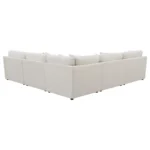 Hobson 6-Piece Upholstered Sectional Sofa By Coaster Furniture - Image 5