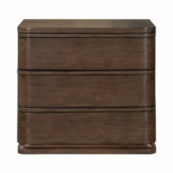 Zoey Oak Nightstand with Drawers by ACME - Image 2