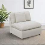 Hobson Armless Chair Living Room By Coaster Furniture