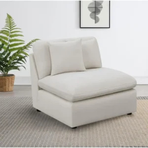 Hobson Armless Chair Living Room By Coaster Furniture