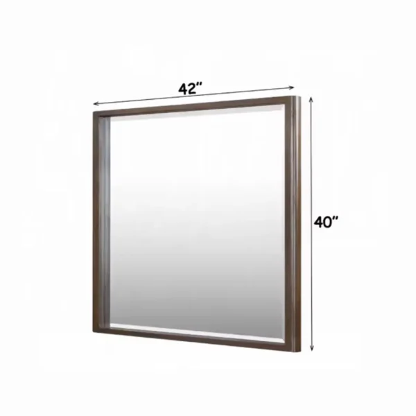 Zoey Oak Mirror by ACME - Image 3
