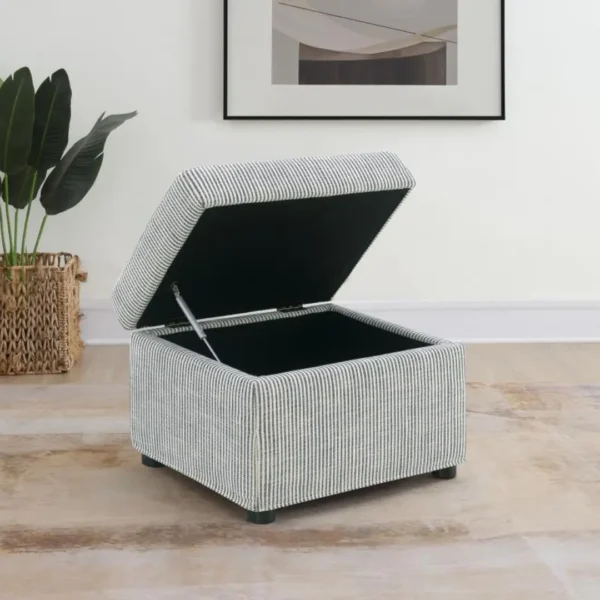 Winter Rectangular Ottoman with Storage By Coaster Furniture - Image 3