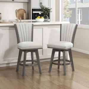 Corvallis Swivel Counter Chair Set Of 2 By Homelegance