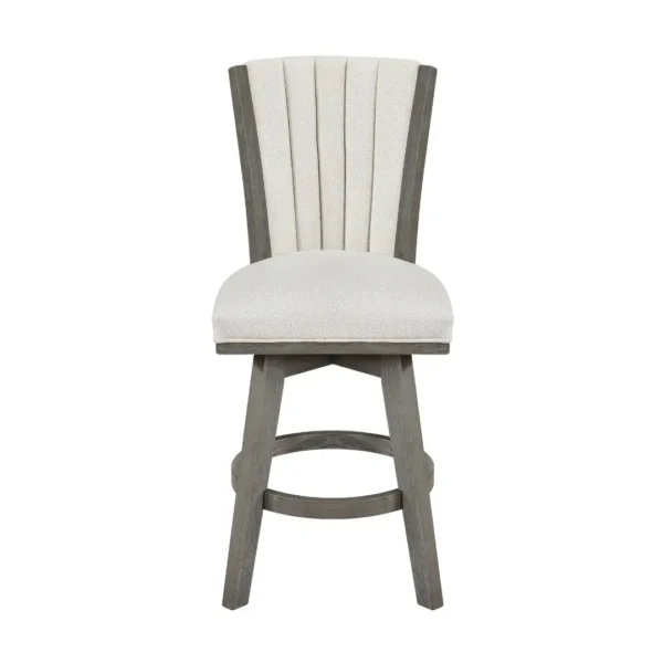 Corvallis Swivel Counter Chair Set Of 2 By Homelegance - Image 2
