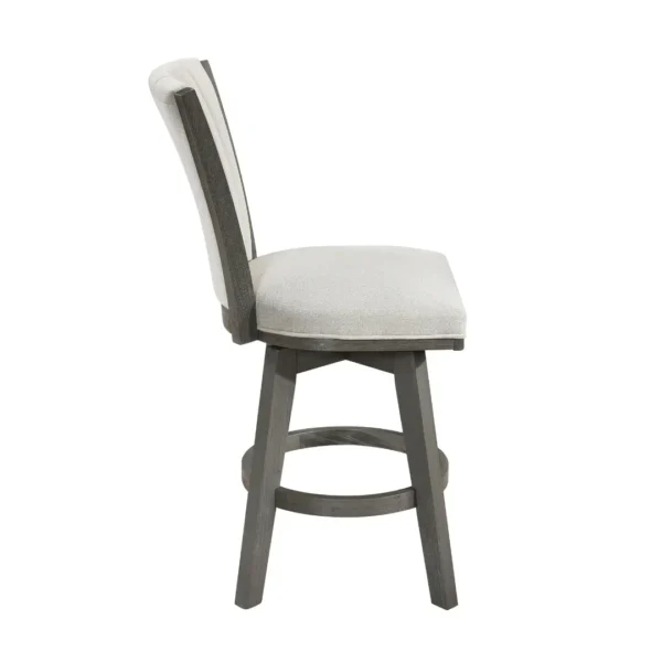 Corvallis Swivel Counter Chair Set Of 2 By Homelegance - Image 3