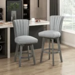 Corvallis Swivel Counter Chair Set Of 2 By Homelegance - Image 13